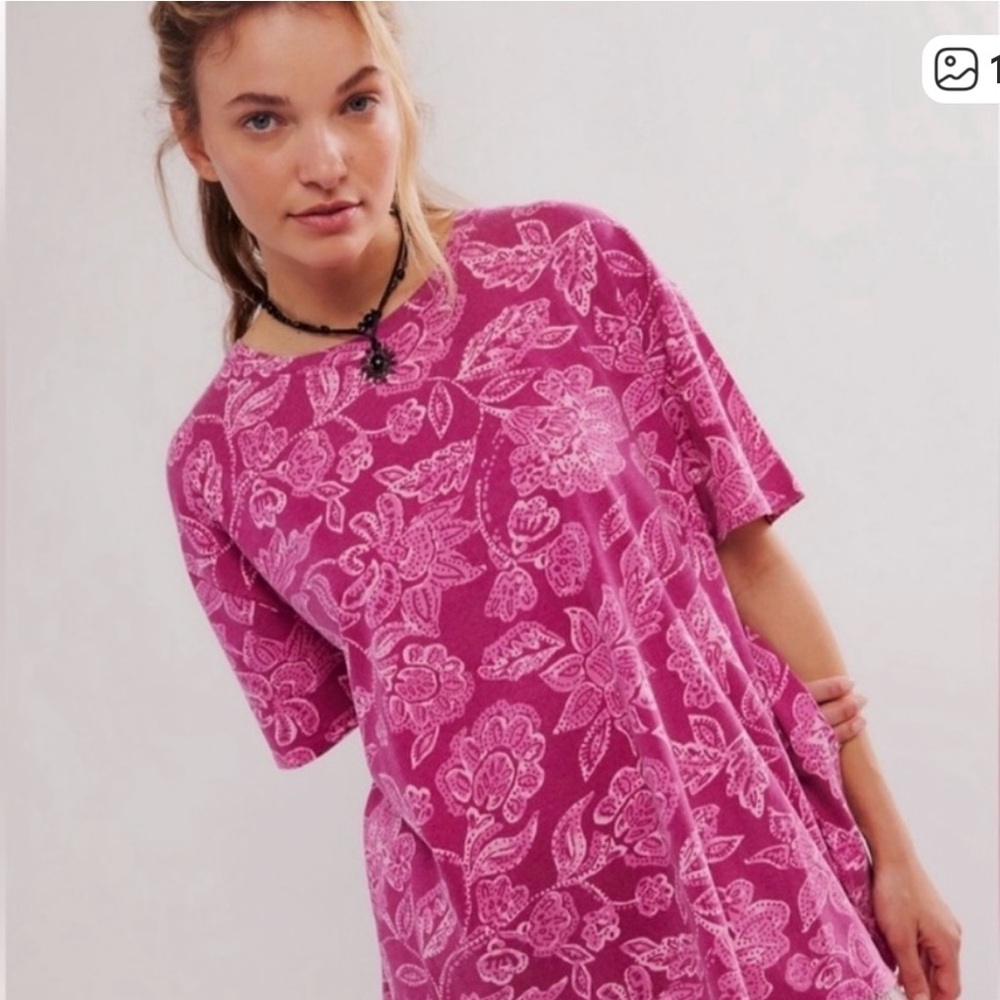We the Free Pink Nina Tee